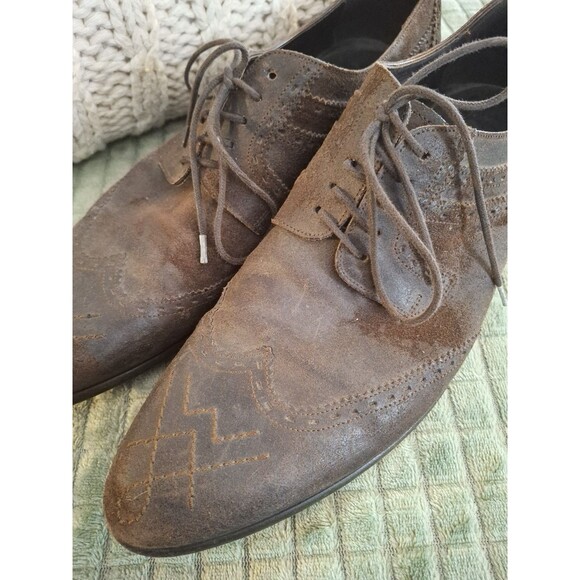 Dolce & Gabbana Men's Leather Brogue Shoes, Made In Italy.  Size US 11. - Picture 4 of 9